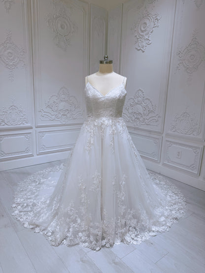 TBC-SA028 Stock clearance! Plus size 16! - Ting's Bridal Collection