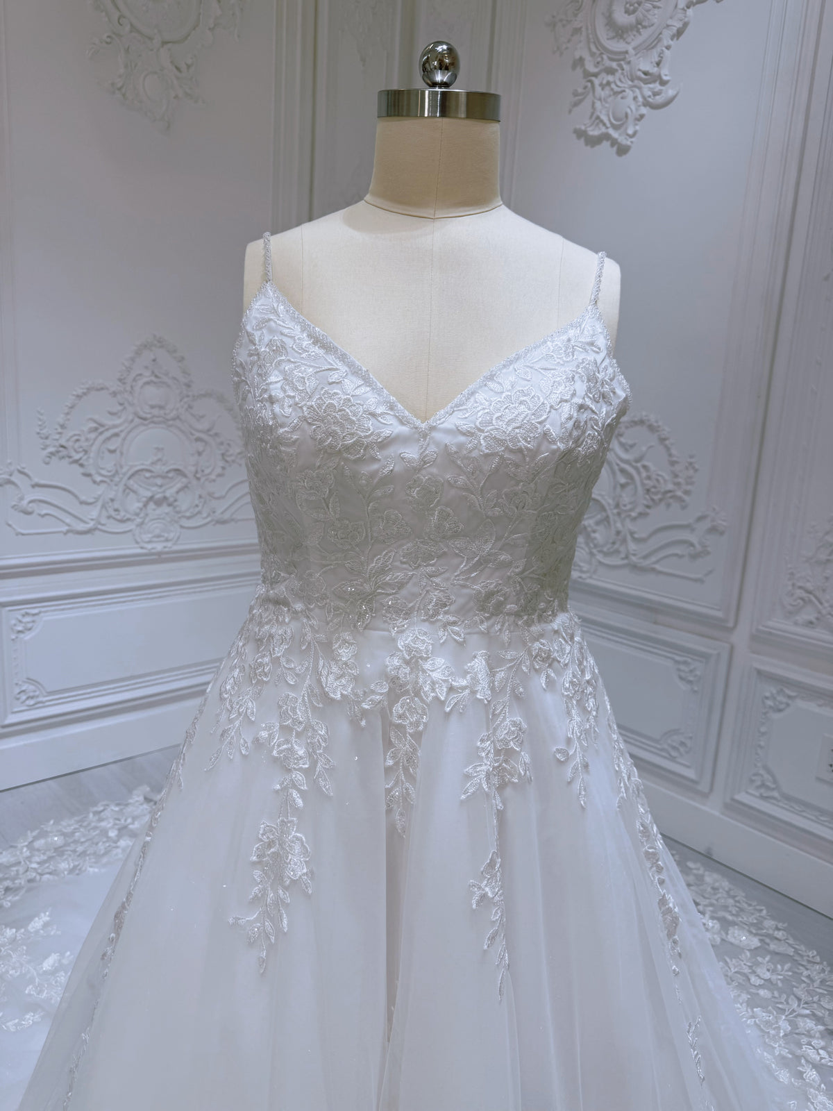 TBC-SA028 Stock clearance! Plus size 16! - Ting's Bridal Collection