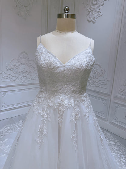TBC-SA028 Stock clearance! Plus size 16! - Ting's Bridal Collection